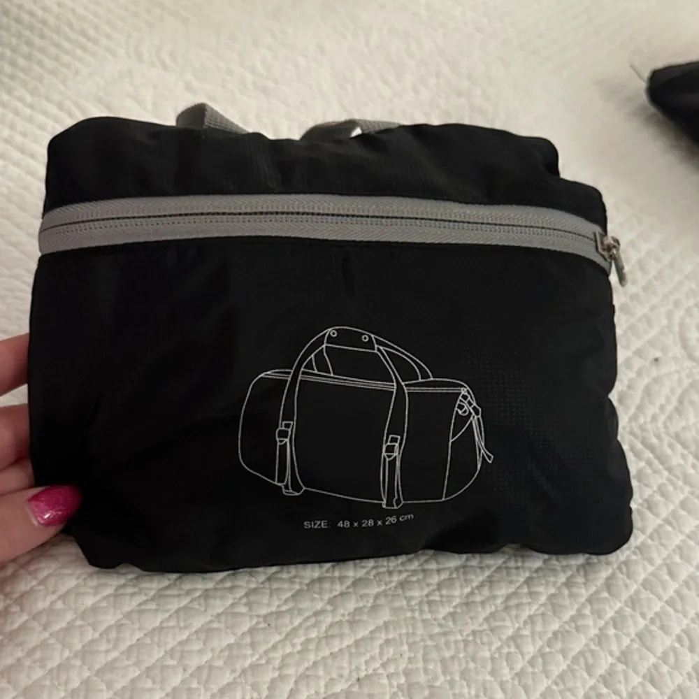 Black Travel Duffel Bag